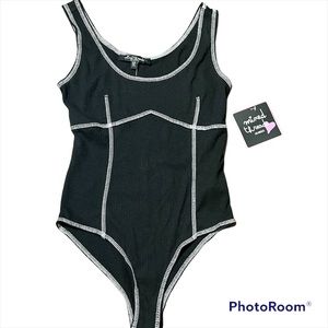 NWT black bodysuit size XS